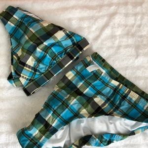 Plaid J Crew bikini 👙 lrg NWOT. Super preppy